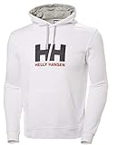 Helly Hansen Logo Hoodie HH Sudadera con Capucha, Hombre, Blanco, M