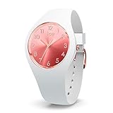 Ice-Watch ICE sunset Blush, Reloj blanco para Mujer con Correa de silicona, 015744 (Small)