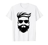 Hombre Hombre Barbudo Gráfico Hipster Barba Completo Bote Barba Camiseta