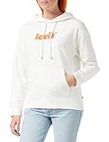 Levi's Graphic Standard Hoodie Sweatshirt, Hooded Seasonal-Póster con Logotipo de Sugar Swizzle, S para Mujer