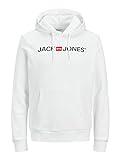 Jack & Jones Jjecorp Logo Sweat Hood Noos 12137054, Capucha Hombre, Blanco (White), M