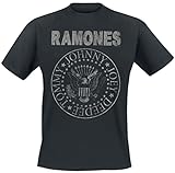 Ramones Hey Ho Let's Go - Vintage Hombre Camiseta Negro XL 100% algodón Regular