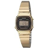 Reloj de Pulsera Casio Vintage LA670-WGA-1DF Digital para Mujer Color Dorado