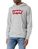 Levi's Standard Graphic Hoodie Sudadera Hombre Housemark Two Color - Heather Gray (Rojo) M