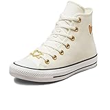 Converse Chuck Taylor All Star, Sneaker Mujer, Vintage White/White/Back Alley Brick, 38 EU