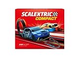 Scalextric - Circuito COMPACT - Pista de Carreras Completa - 2 coches y 2 mandos 1:43 (Jump & Loop)