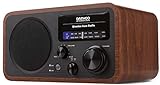 Daewoo Radio Analógica de Madera | Radio AM/FM | Radio Retro | Transistor | Diseño de Madera