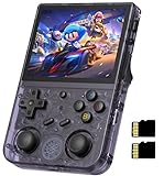 Anbernic RG353V Consolas de Juegos Portátil, Dual OS Android 11 and Linux System Support 5G WiFi 4.2 Bluetooth Moonlight Streaming HDMI Output Built-in 64G SD Card 4452 Juegos