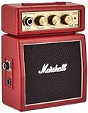Marshall MS-2R Micro Mini Amplificador Combo de Guitarra, de Práctica Adecuado para Guitarra Eléctrica, Rojo
