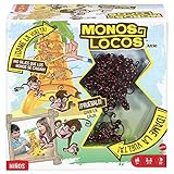 Mattel Games Monos Locos, Juegos de Mesa para niños +5 años, 2-4 Jugadores, partidas de Aproximadamente 30 min (52563)