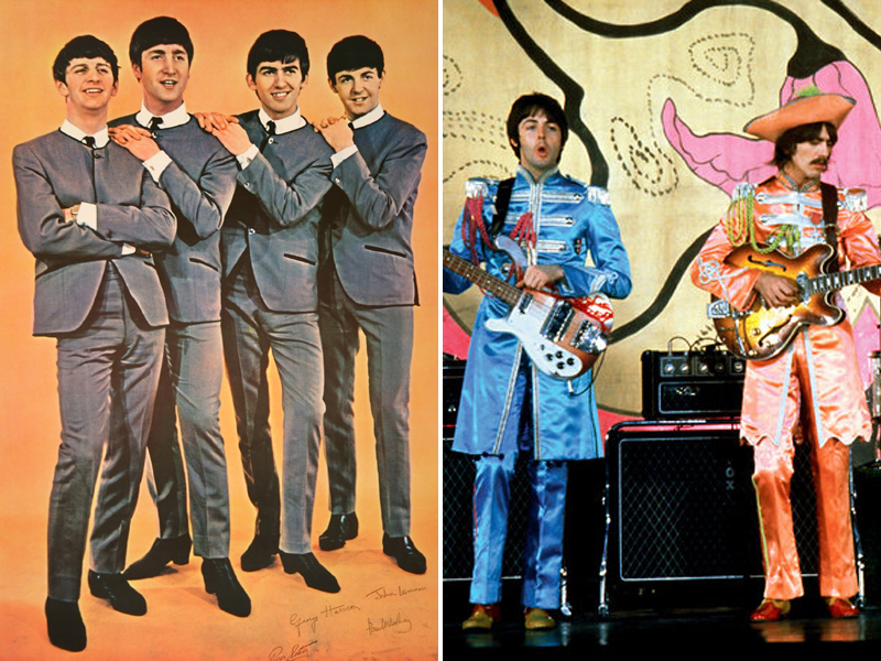 Disfraces de los Beatles de la década de 1960