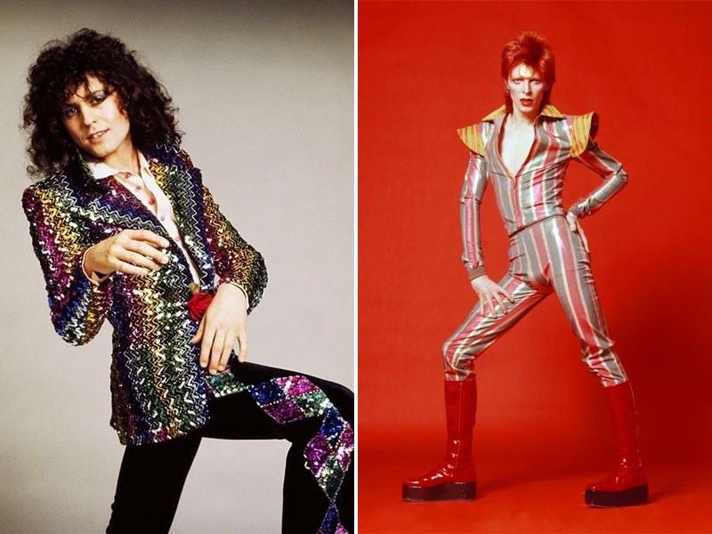 Moda Glam Rock de los 70