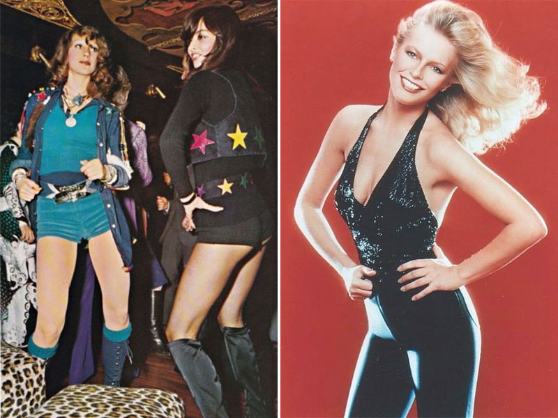 1970sb Mujeres Disco Moda