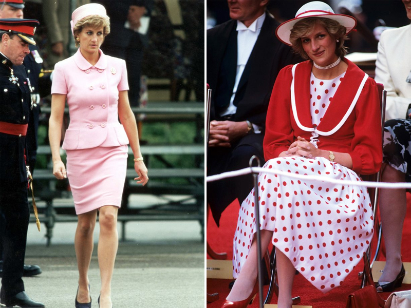 Moda De La Princesa Diana De Los 80