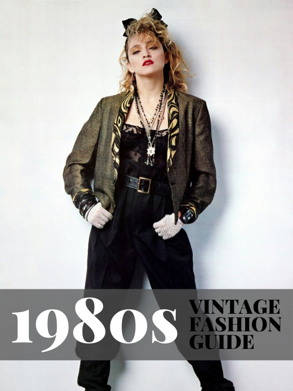 Guía de moda vintage de los ochenta