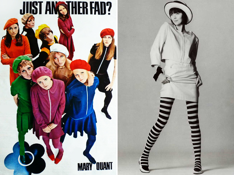 Ropa de moda de los años 60 de Mary Quant